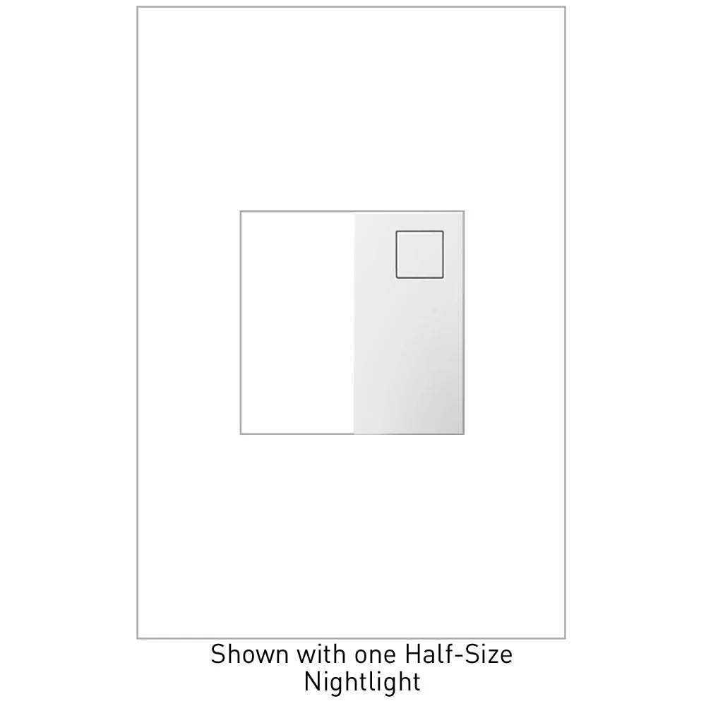 Legrand Aanlm14 Adorne Half-Size Nightlight Outlet - White