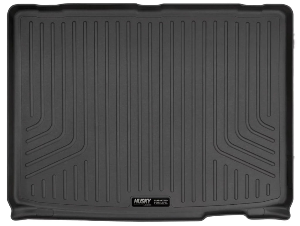 Husky by RealTruck Weatherbeater Series Cargo Liner behind 3rd Row Black Compatible with 21 Chevrolet Suburban/GMC Yukon XL Compatible with select: 2021-2023 Cadillac Escalade