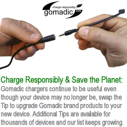 Gomadic High Capacity Rechargeable External Battery Pack suitable for the Ericsson Vivaz 2 - Portable Charger with TipExchange Technology