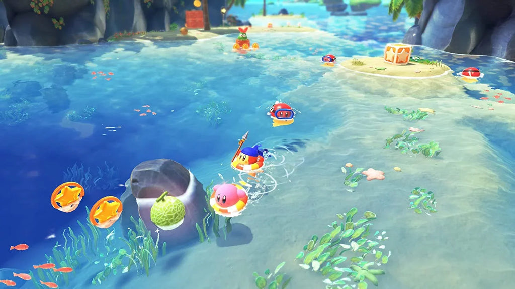Kirby and the Forgotten Land - Nintendo Switch with Monitor Cleaning Cloth