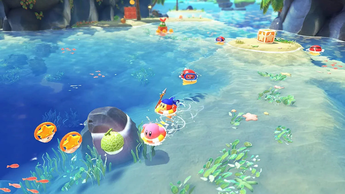 Kirby and the Forgotten Land - Nintendo Switch with Monitor Cleaning Cloth