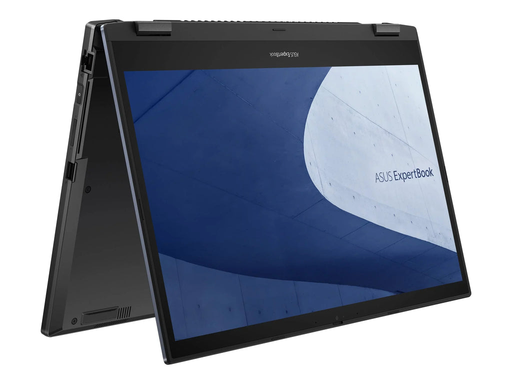 ExpertBook B2 Flip B2502FBA-XS74T - Flip design - Core i7 - 1260P / up to 4.7 GHz - Win 11 Pro - Iris Xe Graphics - 16 GB RAM - 512 GB SSD NVMe - 15.6" Monitor 1920 x 1080 (Full HD) - Wi-Fi 6E - star black (LCD cover), star black