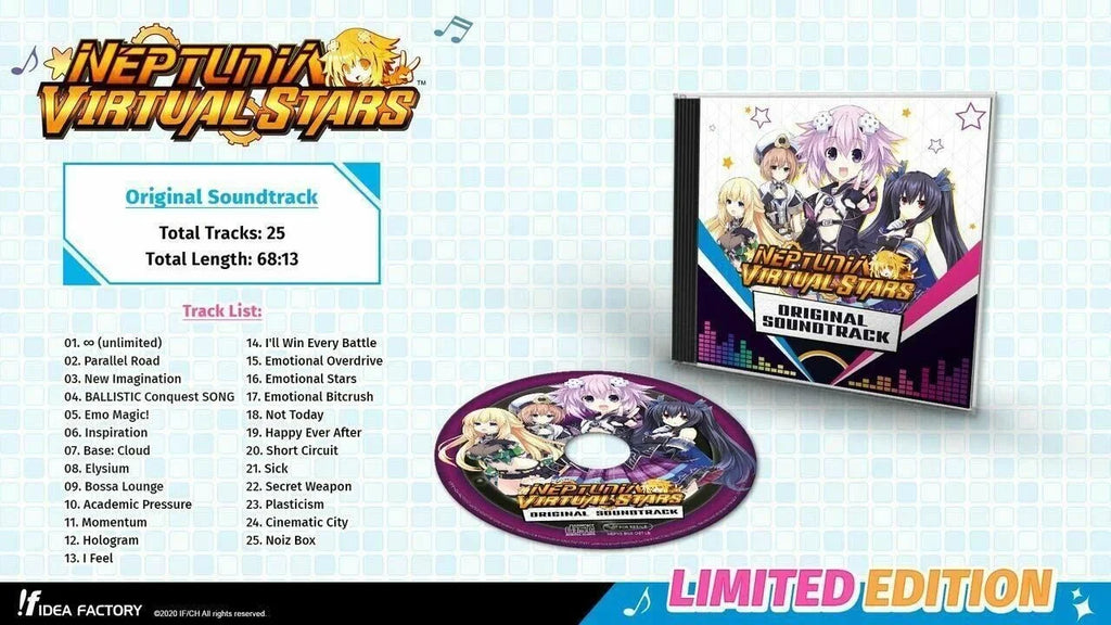 Neptunia Virtual Stars: Limited Edition - Playstation 4 [PS4 Collector] NEW