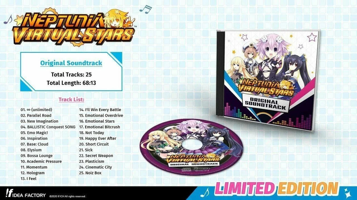 Neptunia Virtual Stars: Limited Edition - Playstation 4 [PS4 Collector] NEW