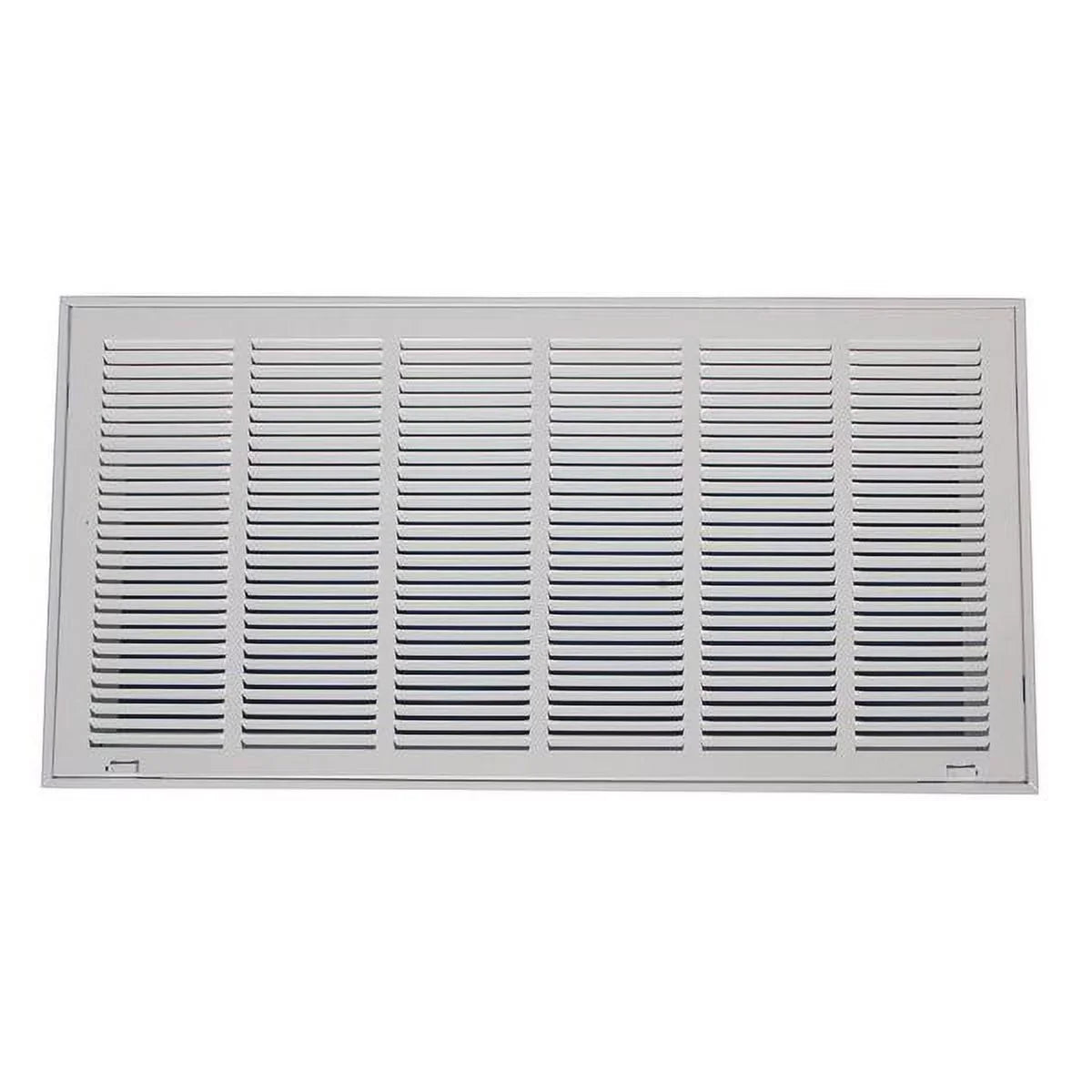 1PACK ZoroSelect 4MJT9 Filtered Return Air Grille , 14 X 30 , White , Steel