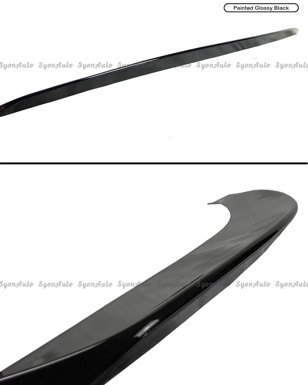 FITS 2017-2021 HONDA CIVIC HATCHBACK GLOSSY BLACK JDM V2 DUCKBILL TRUNK SPOILER LID