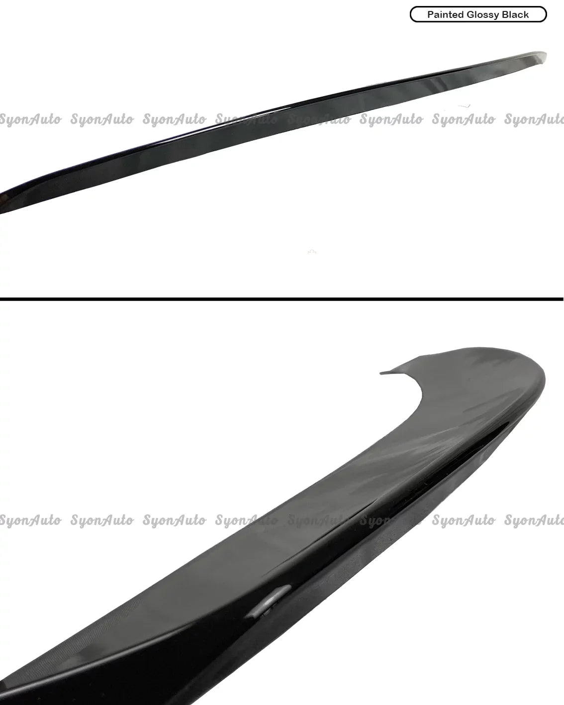 FITS 2017-2021 HONDA CIVIC HATCHBACK GLOSSY BLACK JDM V2 DUCKBILL TRUNK SPOILER LID