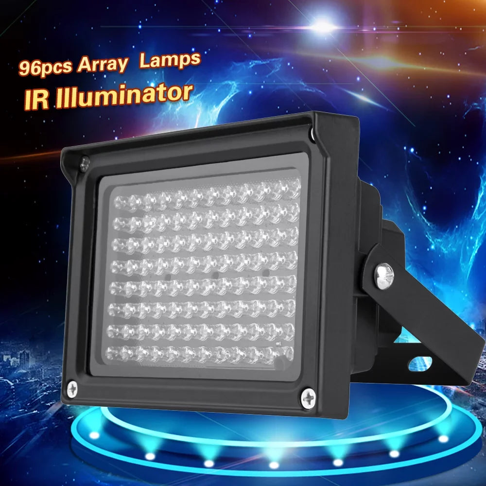 Dadypet Photography Lamp,Lamps Vision Outdoor Illuminator Array Infrared Security Camera Fluid CCTV Security IR Illuminator Infrared Lamps Vision 96 LEDs IR Fluid Provide Security mewmewcat
