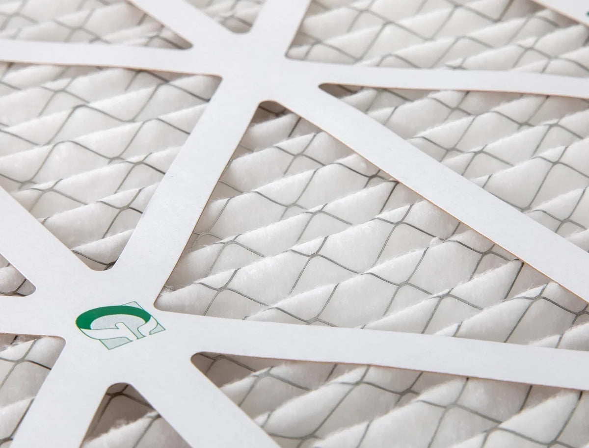 16x24x1 MERV 10 Pleated AC Furnace Air Filters by Glasfloss Industries. ( 8 Pack ) Exact Size: 15-1/2 x 23-1/2 x 7/8