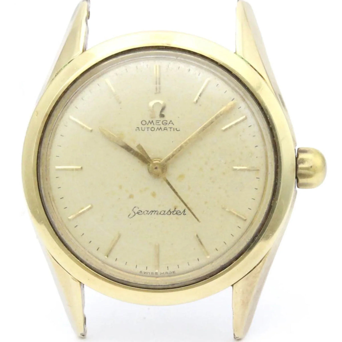 Pre-Owned OMEGA Seamaster Cal 471 Gold Plated Automatic Mens Watch 2802 Head Only BF559125 (Fair)
