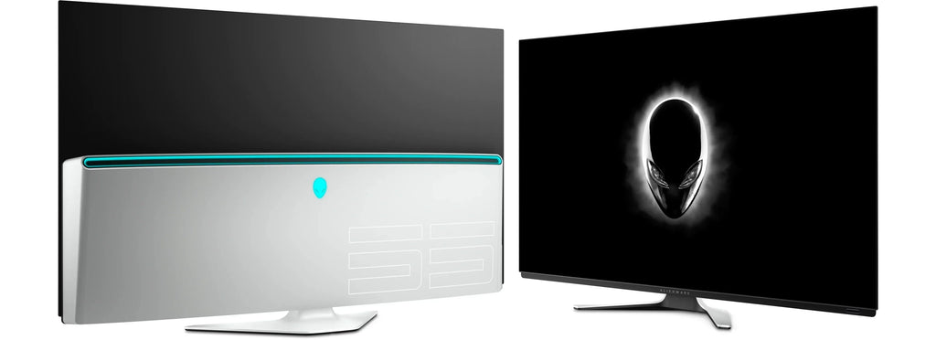 Open Box Alienware 55" UHD 4K OLED Gaming Monitor True Life Colors AW5520QF - Black