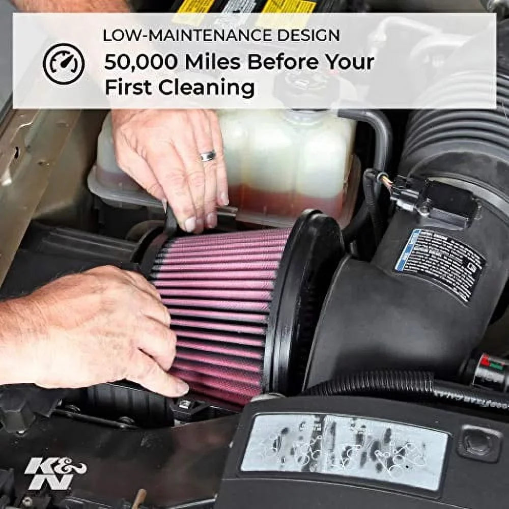K&N Engine Air Filter: High Capability Premium, Washable, Replacement Filter: 2003-2009 DODGE (Ram 2500, Ram 3500) E-0776