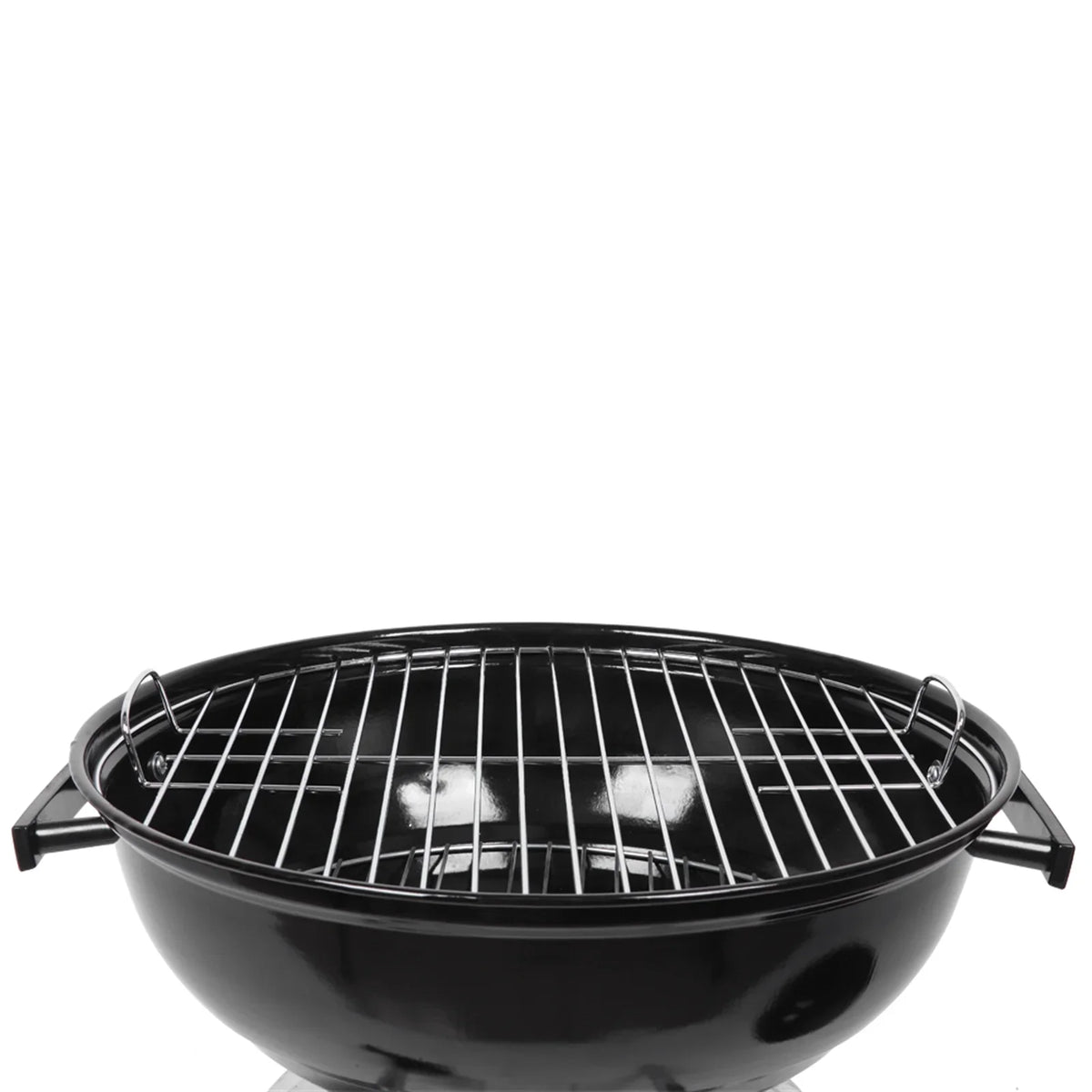 Charcoal Grill on Wheels, Outdoor Camping Grill with 18 inch Cooking Area, Steel BBQ Grill w/ Storage Grate
