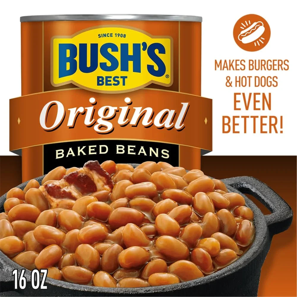 Bush,S Best 16 Oz Original Baked Beans (Pack Of 12)