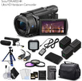 FDR-AX53 4K Ultra HD Handycam Camcorder. - Professional Bundle