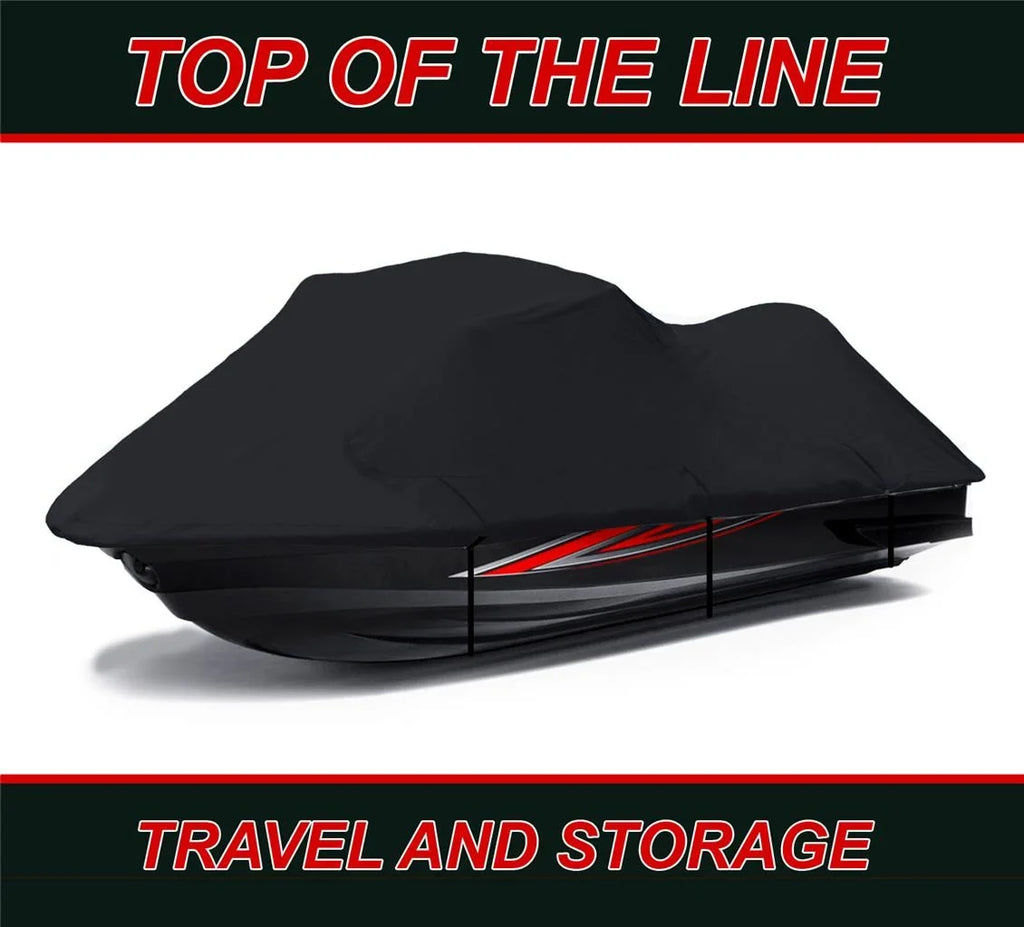 BLACK 600 DENIER JetSki Cover Compatible for Bombardier Sea Doo Sea-Doo GTX 4 TEC BLACK 600 DENIER JetSki Cover Compatible for CHARGED 2003 2004 2005 2006 Jet Ski PWC Cover