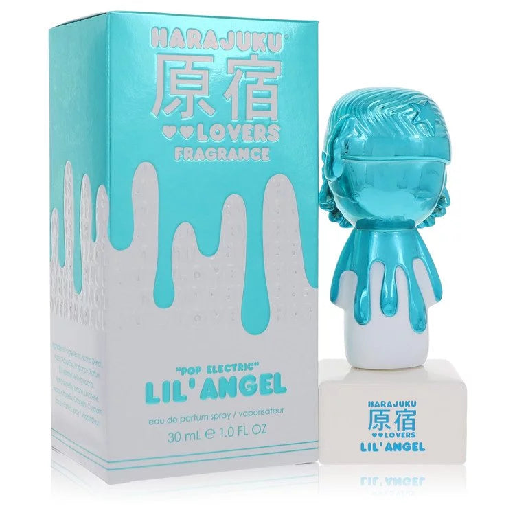 Gwen Stefani Harajuku Lovers Pop Electric Lil' Angel Eau De Parfum Spray for Women 1 oz