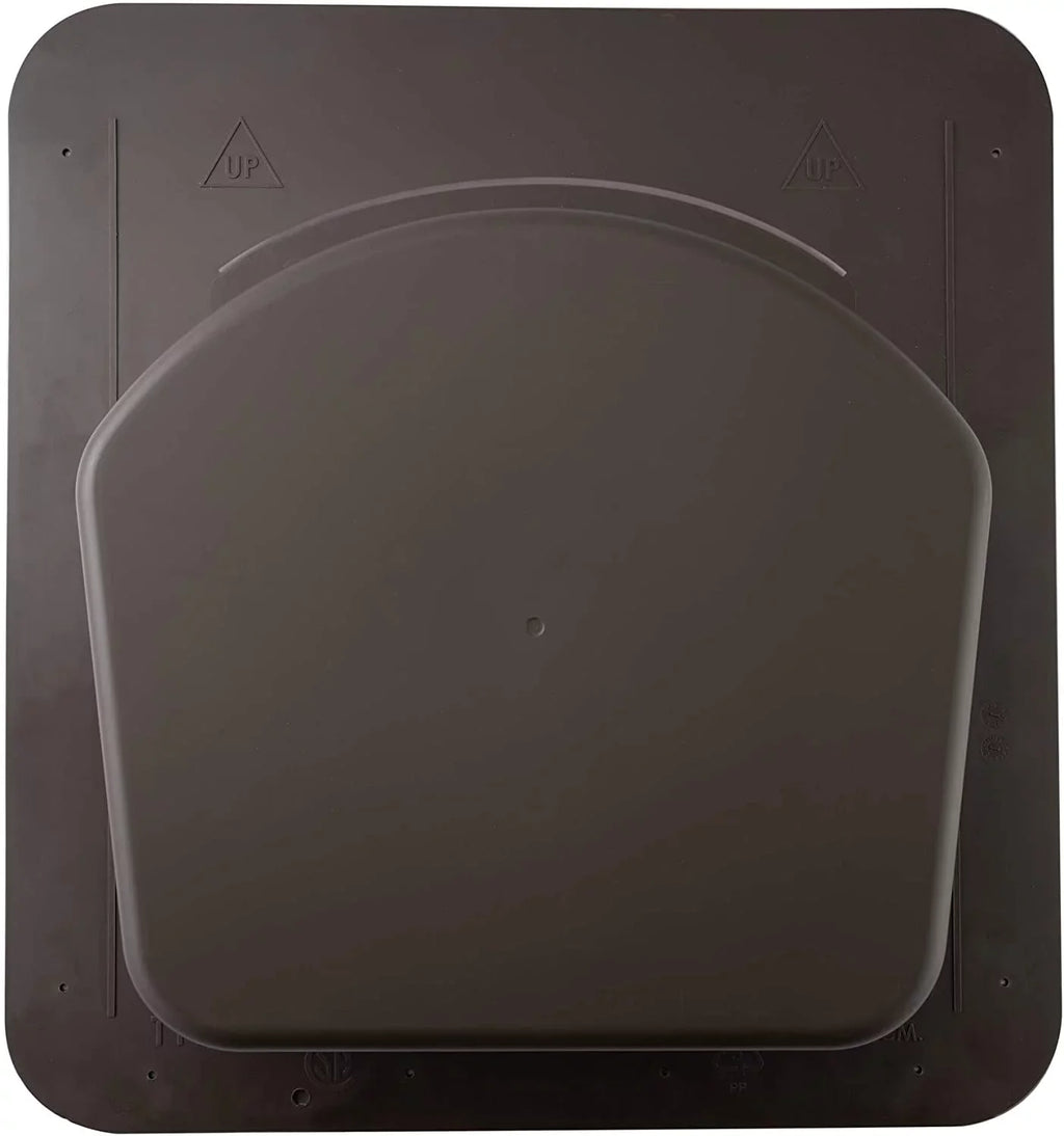 SNOWVENTCO Lower Roof Intake Vent, 50 sq. in. (Brown)