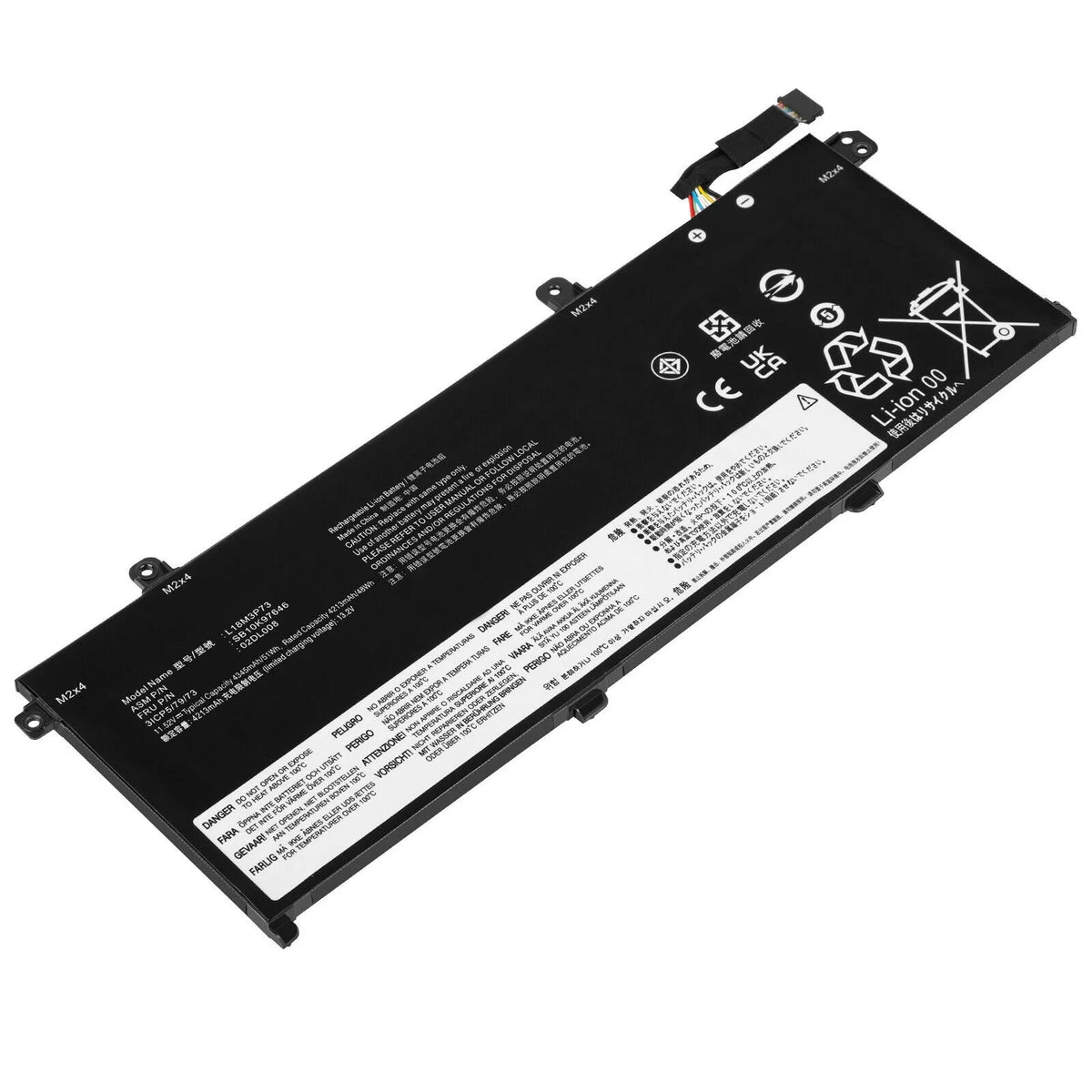 For Battery ThinkPad P43s T490 T495 T14 L18M3P73 L18M3P74 02DL007