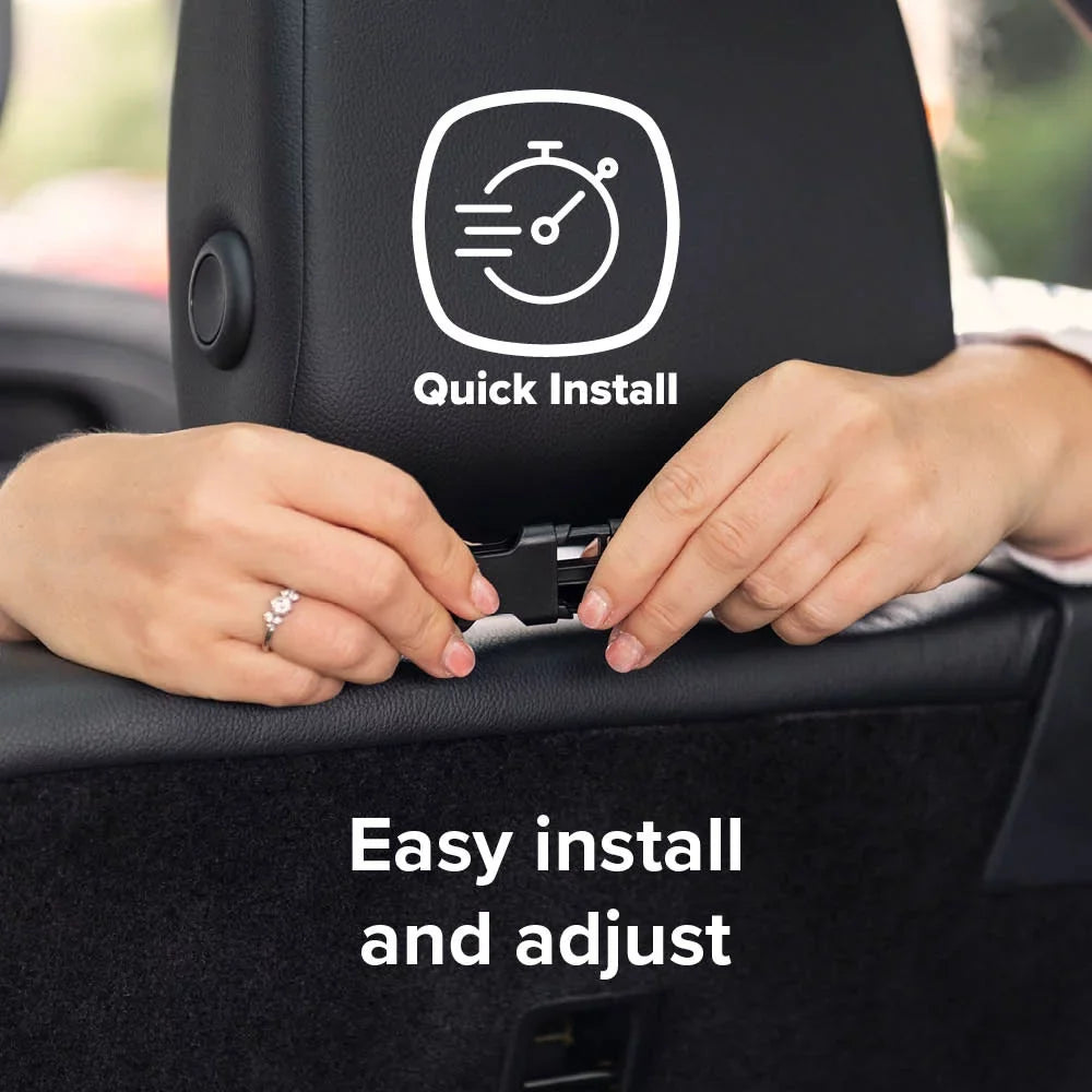 Diono Ultra Mat Car Seat Protector, Crash Tested, Fluid Resistant, Gray