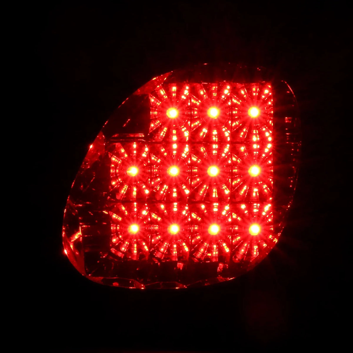 Spec-D Tuning Red Clear Lens LED Tail Lights Compatible with 1998-2005 Lexus GS300/GS400/GS430 Left + Right Pair Assembly