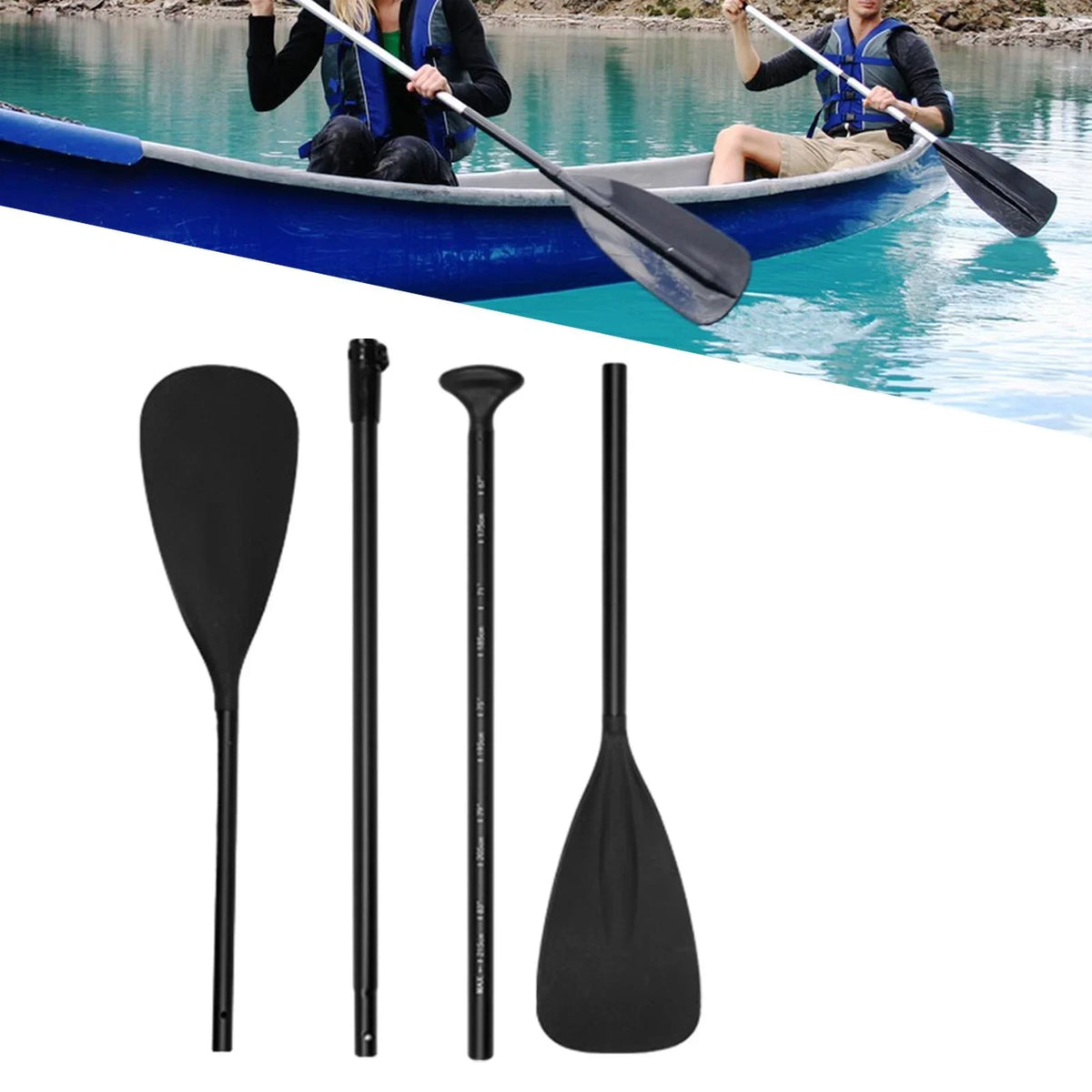 kesoto Boat Paddle s Detachable Paddle Board Paddles for Inflatable Boat Liquid Sport Rafting Boating Accessories Double Head