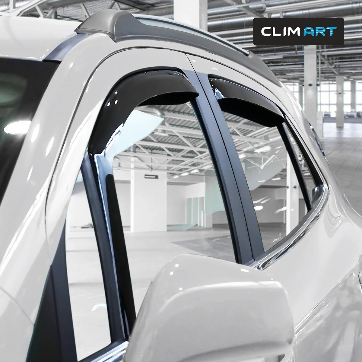 CLIM ART in-Channel Incredibly Long-lasting Rain Guards for Buick Encore 2013-2023, Original Window Deflectors, Vent Window Visors, Vent Deflector, 4 pcs. - 613268
