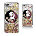 FSU Florida State Seminoles Confetti Glitter Case for iPhone 8 Plus / 7 Plus / 6 Plus