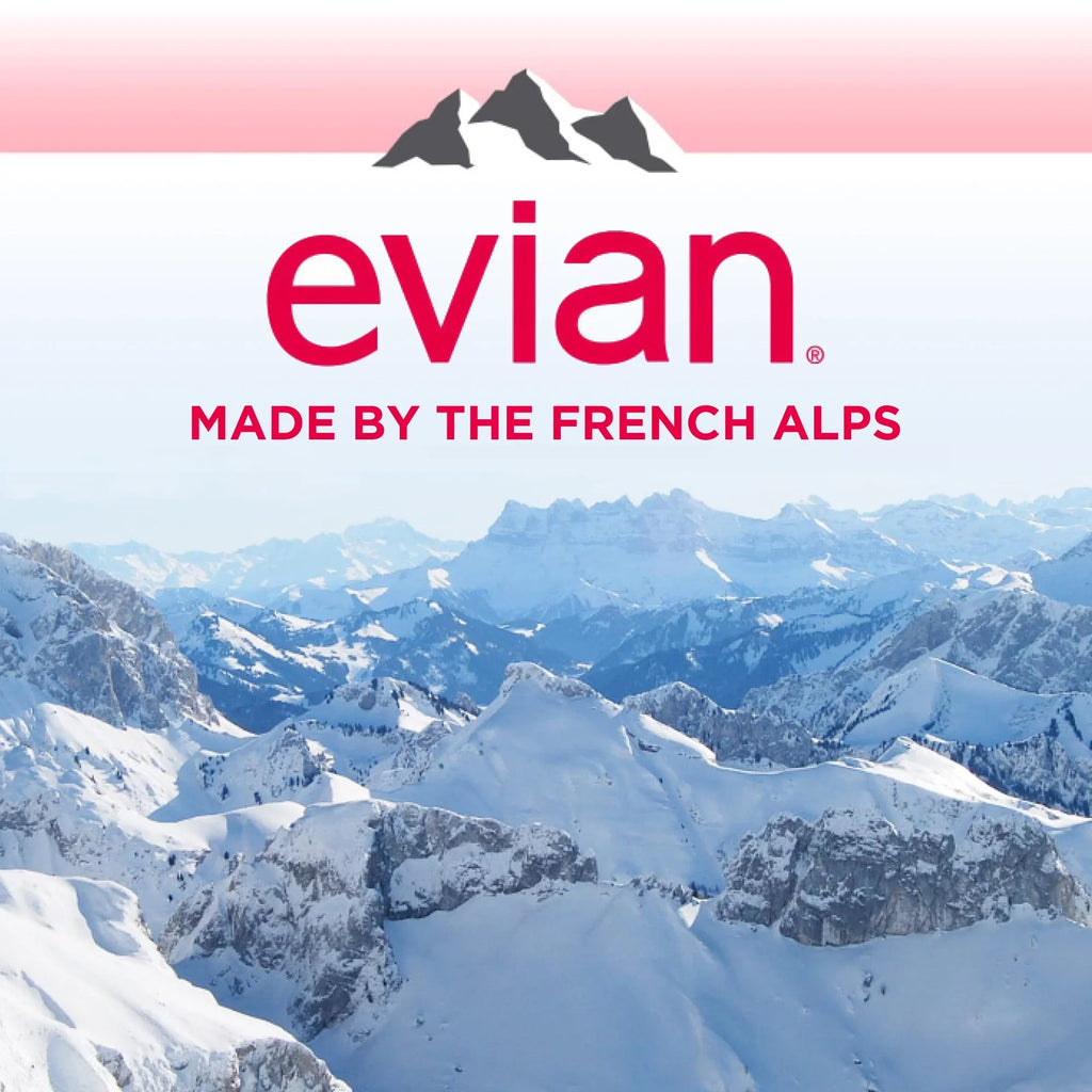evian Natural Spring Fluid 25.36 Fl Oz, 12 Count Bottles