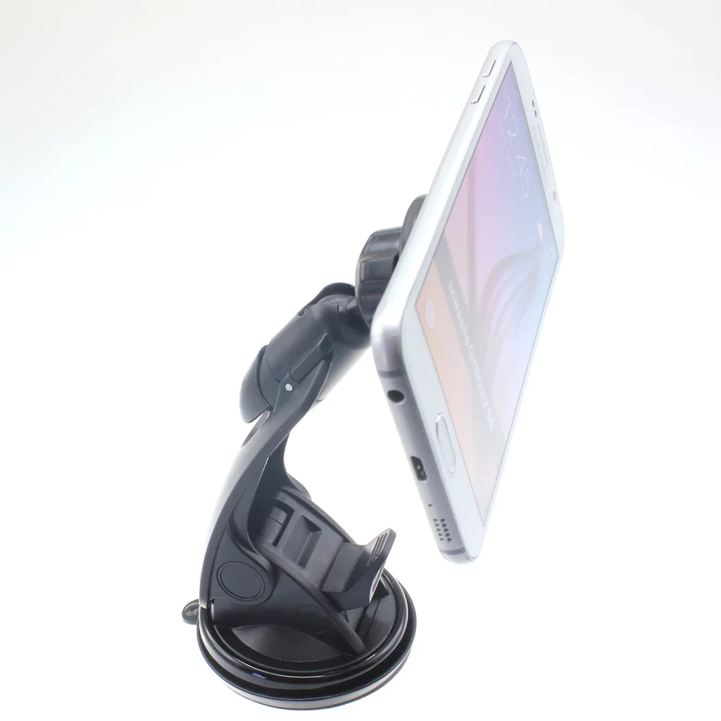 Magnetic Car Mount for Jitterbug Smart3 Phone - Holder Dash Windshield Rotating Strong Grip K1P Compatible With Lively Jitterbug Smart 3 Model