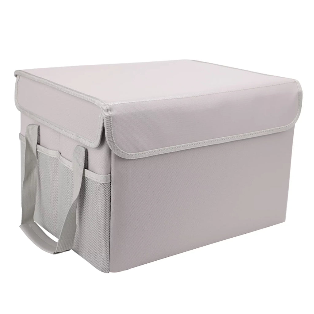 Andoer Fireproof Document Bag Fireproof Fluid Storage Box Suitable for Hanging LetterLegal Folder Magazine Files Book Portable Home Office Car Box with Lid