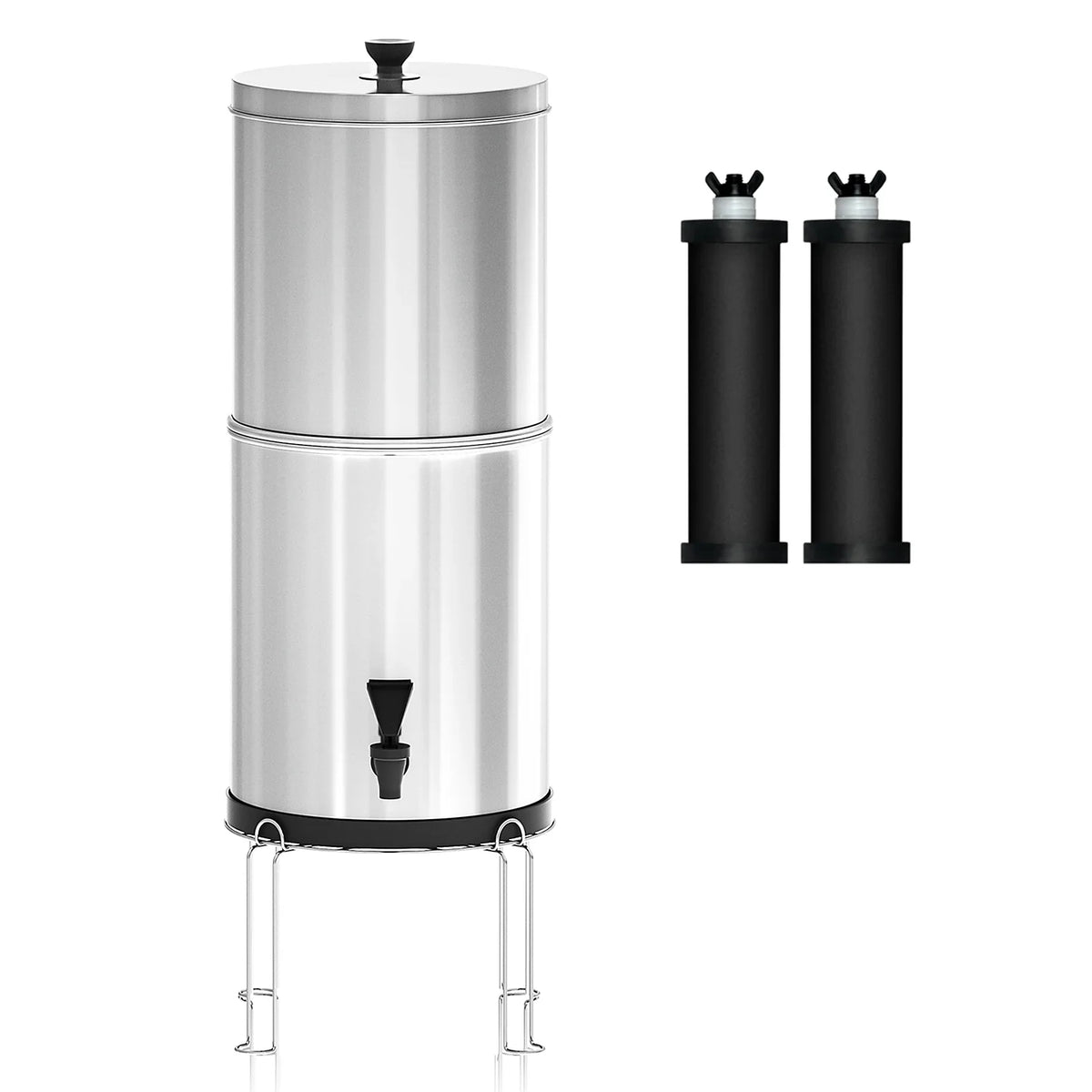 Lixada Gravity Liquid Filtration Bucket System for Home Camping Hiking Emergency Preparedness