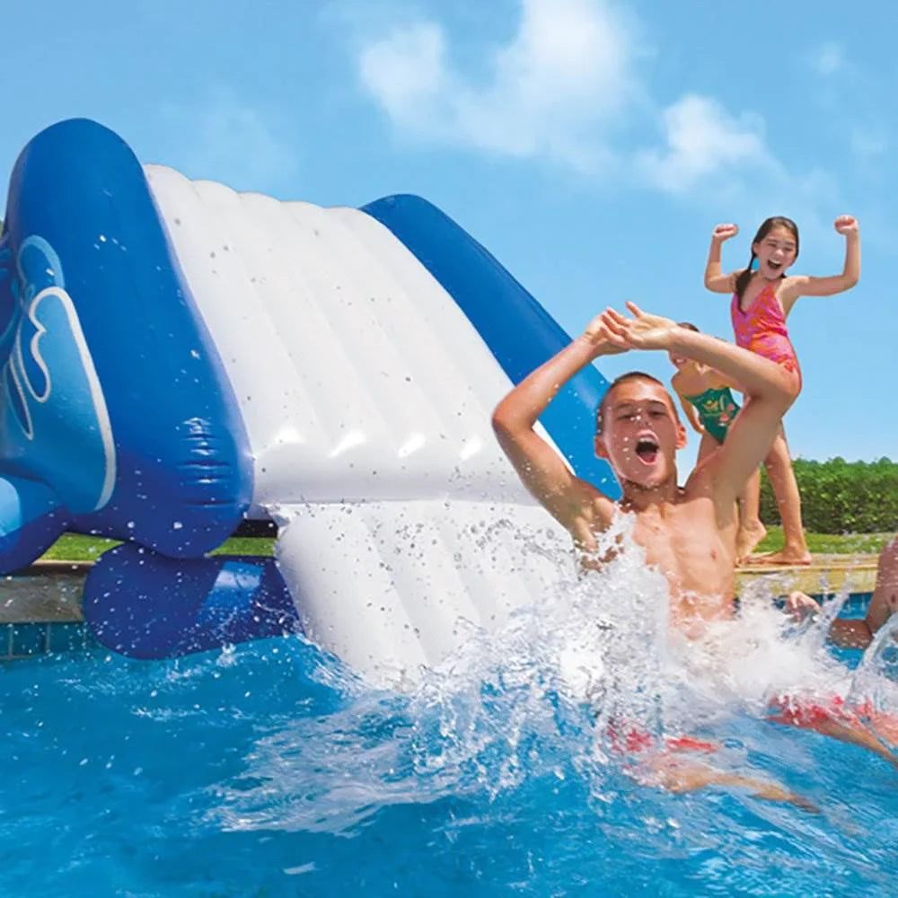 Intex Kool Splash Inflatable Play Center Fluid Slide | (Open Box) (2 Pack)