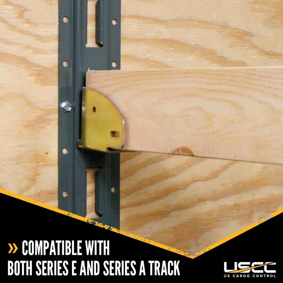 US Cargo Control Wood End Socket For E Track, Create Inexpensive Shoring Beams and Load Bars For Your Enclosed Van, Truck, Or Trailer, Use With Series E Track, 10 Pack