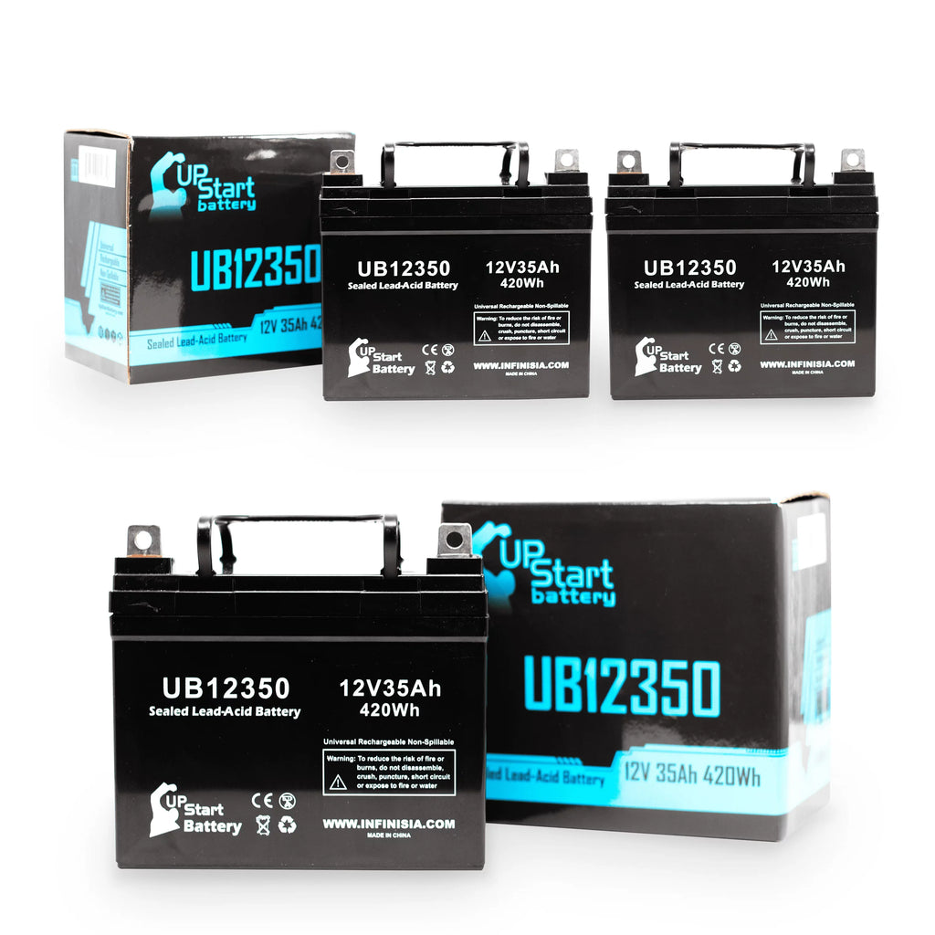 3x Pack - Compatible Imc Heartway Smart RT Battery - Replacement UB12350 Universal Sealed Lead Acid Battery (12V, 35Ah, 35000mAh, L1 Terminal, AGM, SLA)