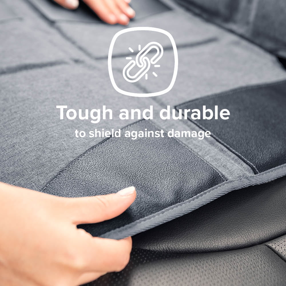 Diono Ultra Mat Car Seat Protector, Crash Tested, Fluid Resistant, Gray