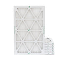 16x24x1 MERV 10 Pleated AC Furnace Air Filters by Glasfloss Industries. ( 8 Pack ) Exact Size: 15-1/2 x 23-1/2 x 7/8