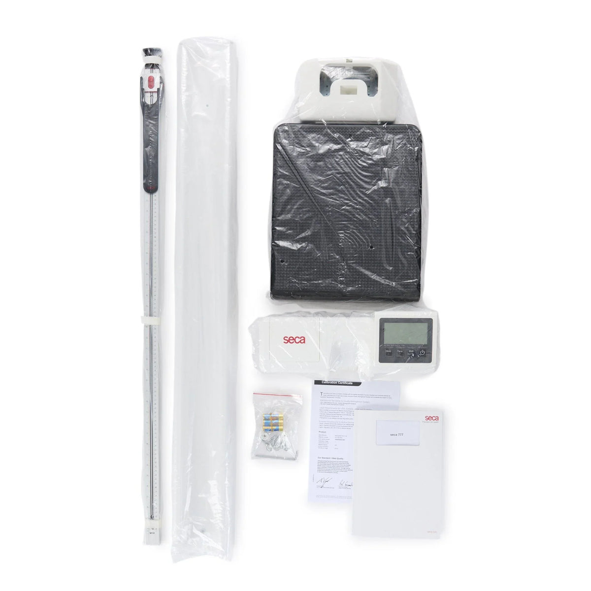 Column Scale with Height Rod seca 777 Digital Display 550 lbs. / 250 kg Capacity White Battery Operated (EA/1)