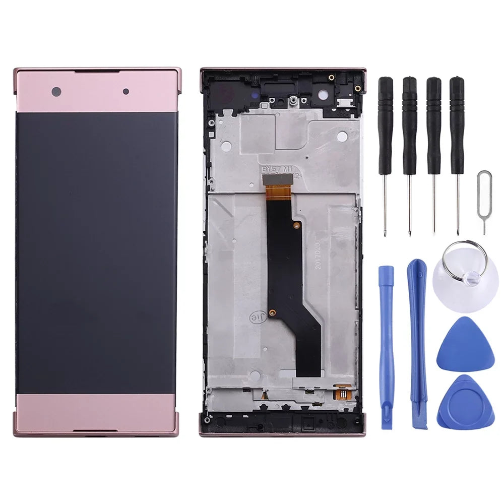 Cellphone Repair Parts OEM LCD Display for Xperia XA1 G3112 G3116 G3121 Digitizer Full Assembly with Frame