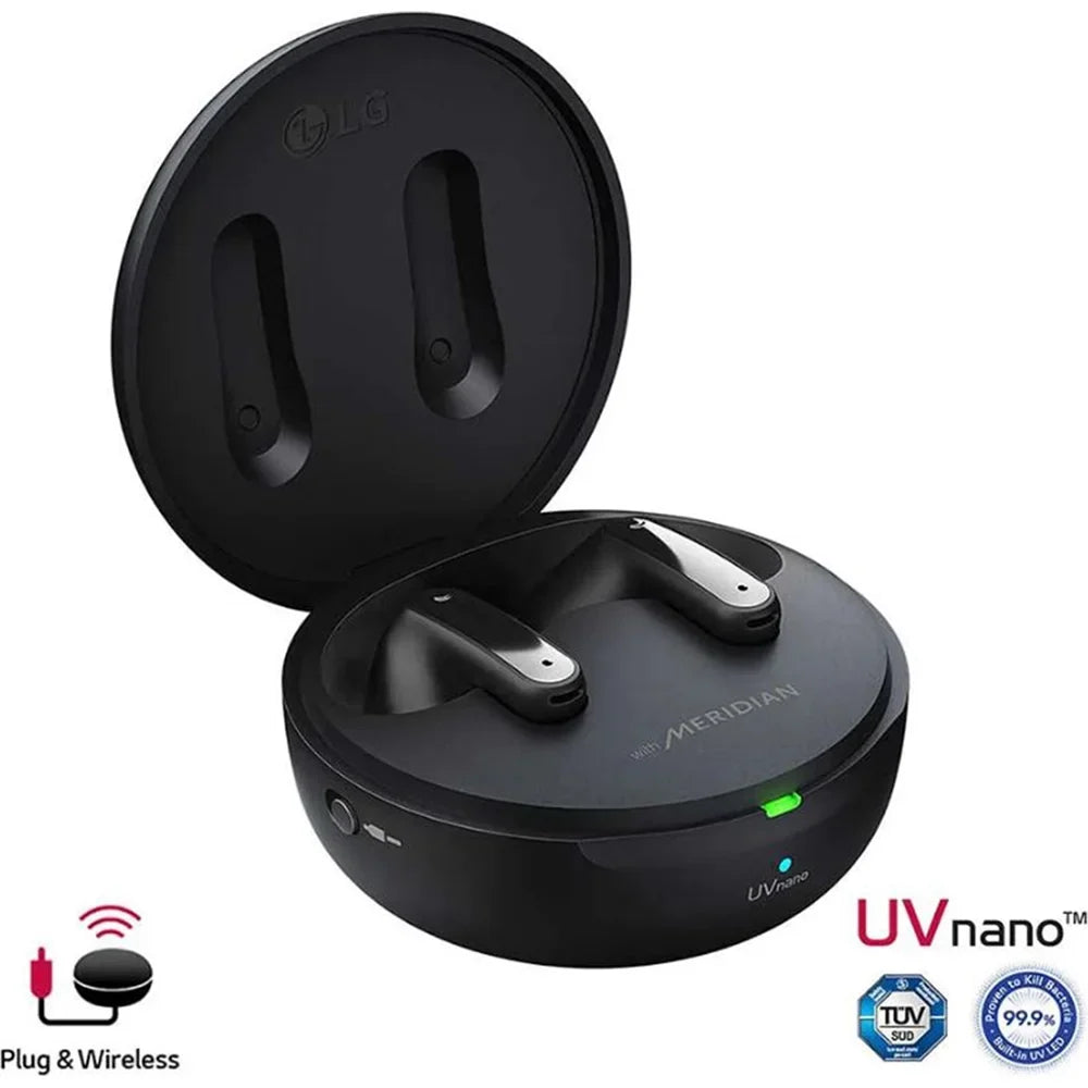 Open Box TONE Free FP7C Active Noise Cancellation True Wireless UVnano Earbuds, Black