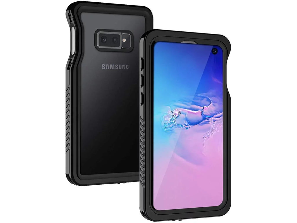 Galaxy S10e Case, IP68 Fluid Dustproof Shockproof Case with Built-in Display Protector, Full Body Sealed Fluid Protective Clear Cover for S10e