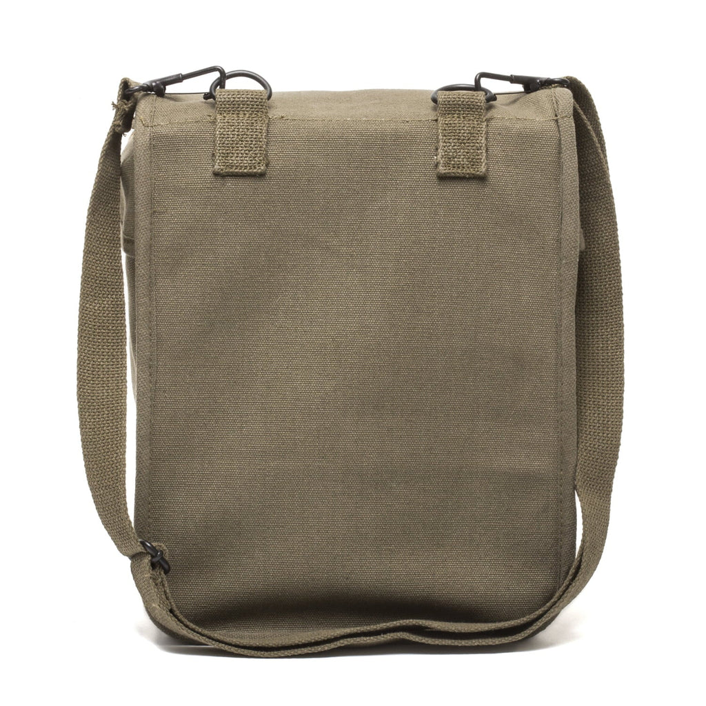 IDF ISRAELI ARMY Paratrooper Wings BADGE Zahal Canvas Crossbody Travel Map Bag Case in Olive & Red