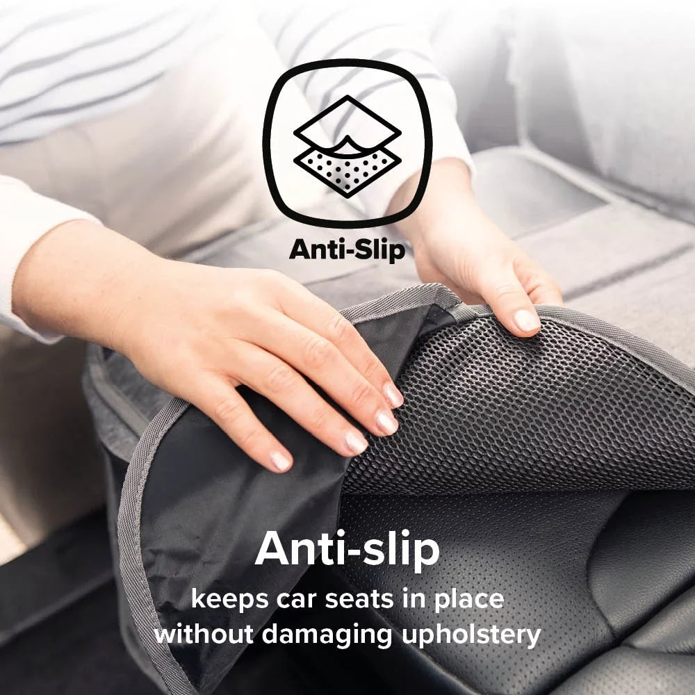 Diono Ultra Mat Car Seat Protector, Crash Tested, Fluid Resistant, Gray