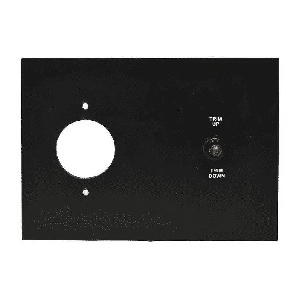 Lowe Boat Trim Switch Panel 2125510 | 7 x 5 Inch Plastic Black