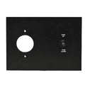 Lowe Boat Trim Switch Panel 2125510 | 7 x 5 Inch Plastic Black