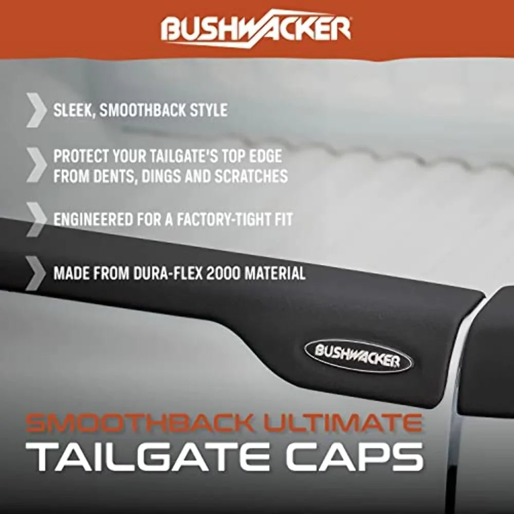 Bushwacker by RealTruck Ultimate Tailgate Cap - SmoothBack | 1-Pc, Black, Smooth Finish | 28510 | Compatible with 1993-2011 Ford Ranger; 1994-2009 Mazda B2300, B3000, B4000 (Excludes Canadian Models)