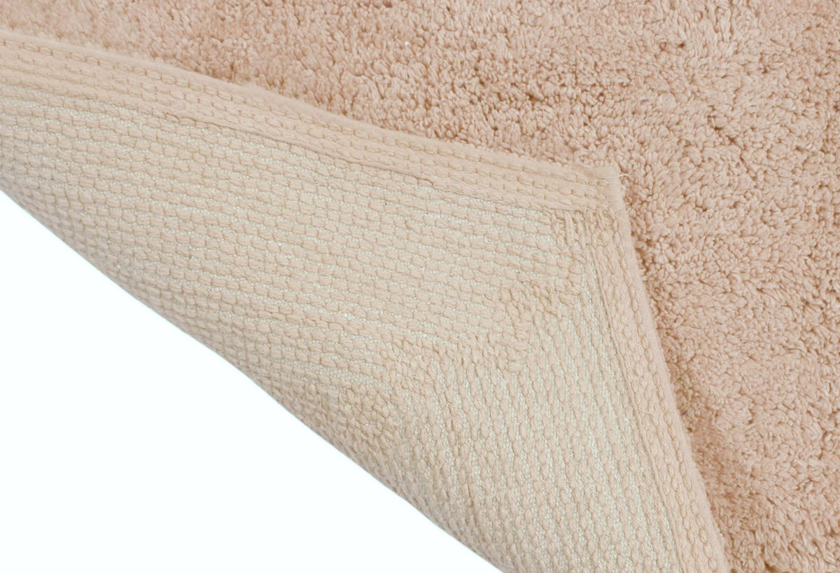 Home Weavers Liquid Collection 100% Cotton Tufted Bath Rug, Extra Soft and Absorbent Bath Rugs, Non-Slip Bath Carpet, Machine Wash Dry, Bath Mats for Bathroom Floor, 21" x 34" Rectangle, Linen Rug