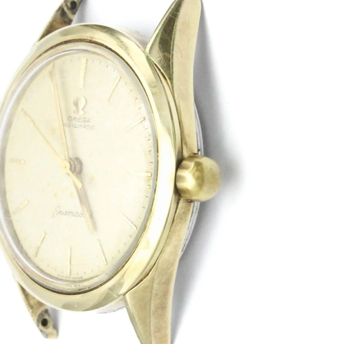 Pre-Owned OMEGA Seamaster Cal 471 Gold Plated Automatic Mens Watch 2802 Head Only BF559125 (Fair)
