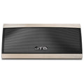 JTD Portable Wireless Bluetooth Speaker W/ 3D Surround Stereo Sound &amp; Full Metal Housing - Latest CSR Bluetooth 4.0 &amp; Hands-free &amp; 8hrs Playtime &amp; MOSOUND BASS (3D-Surround Gold)