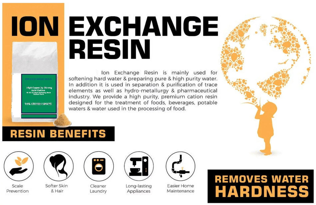FLUID SOFTENING RESIN ION EXCHANGE RESIN CATION 1.0 cubic fot